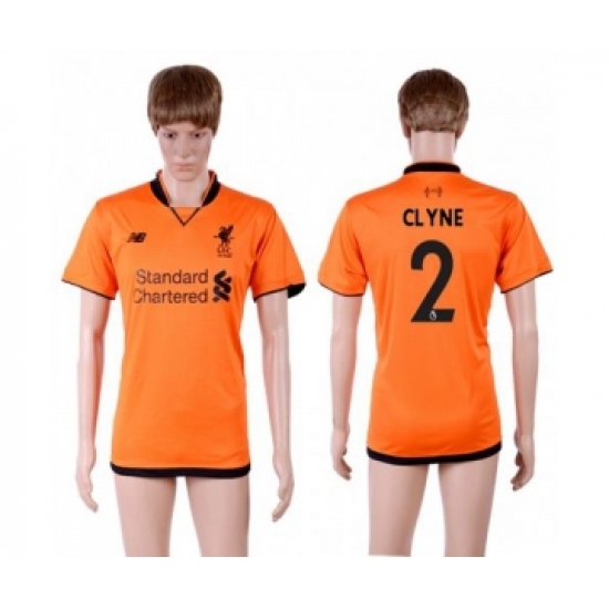 Liverpool #2 Clyne Sec Away Soccer Club Jersey
