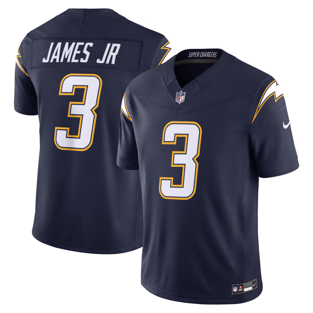 Men's Los Angeles Chargers Derwin James Jr. Nike Navy Alternate Super Chargers Vapor F.U.S.E. Stitched Limited Jersey
