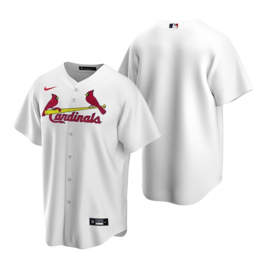 Men's Nike St. Louis Cardinals Blank White Home Stitched Baseball Jersey - Ujersey