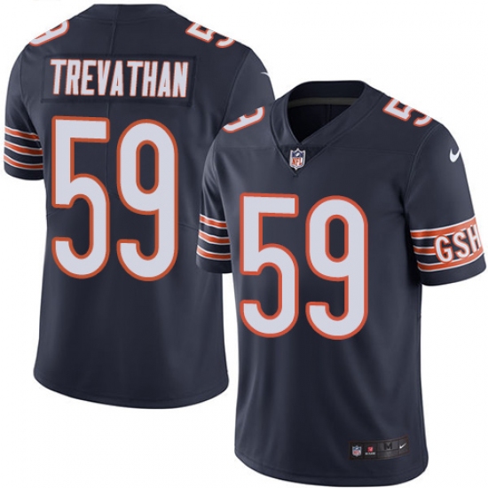 Youth Nike Chicago Bears #59 Danny Trevathan Navy Blue Team Color Vapor Untouchable Limited Player NFL Jersey - Ujersey