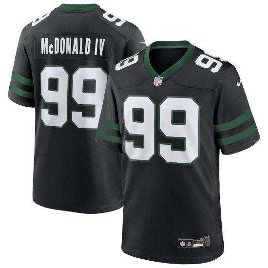 Men's New York Jets #99 Will McDonald IVBlack Vapor Untouchable Limited Football Stitched Jersey - Ujersey