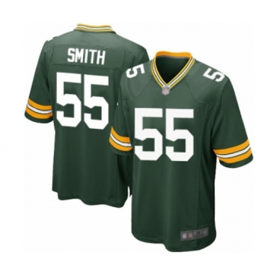 Men's Green Bay Packers #55 Za'Darius Smith Game Green Team Color Football Jersey - Ujersey