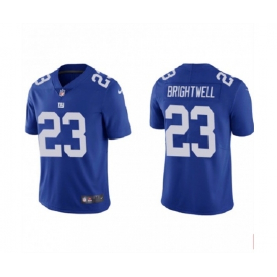 Men's New York Giants #23 Gary Brightwell Blue Vapor Untouchable Limited Stitched Jersey - Ujersey