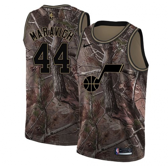 Men's Nike Utah Jazz #44 Pete Maravich Camo NBA Swingman Realtree Collection Jersey - Ujersey