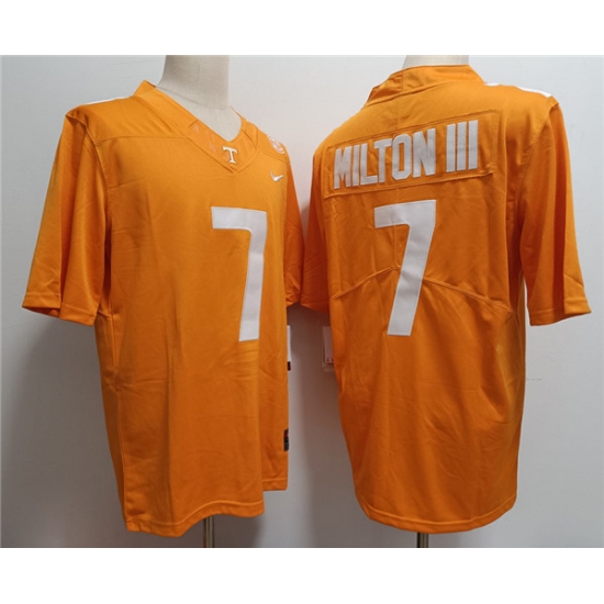 Men's Notre Tennessee Volunteers #7 Joe Milton III Orange Stitched Jersey - Ujersey