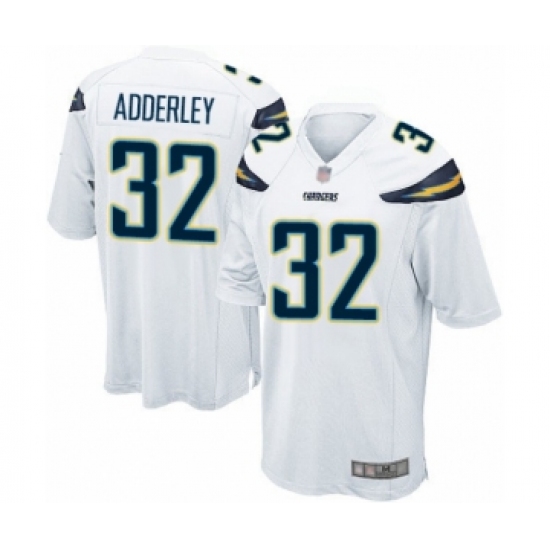 Men's Los Angeles Chargers #32 Nasir Adderley Game White Football Jersey - Ujersey