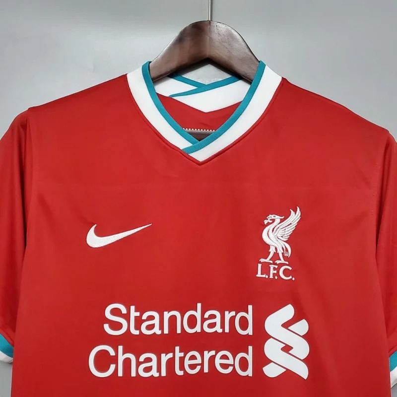 Liverpool Retro Football Jersey Home Custom Shirt 2020/21