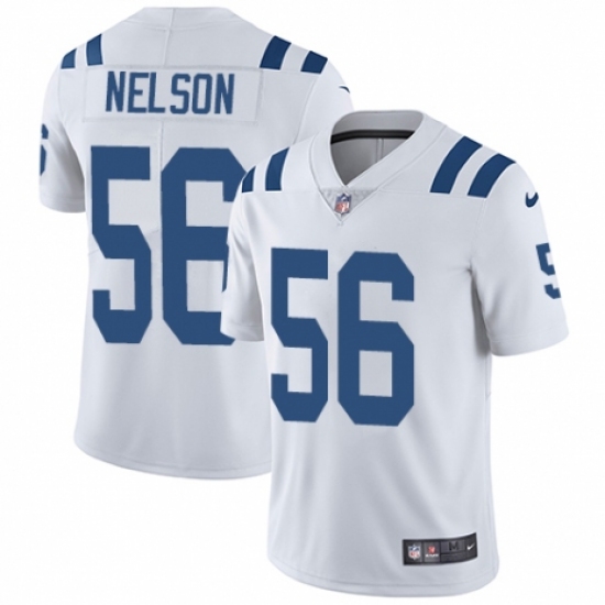 Youth Nike Indianapolis Colts #56 Quenton Nelson White Vapor Untouchable Elite Player NFL Jersey - Ujersey
