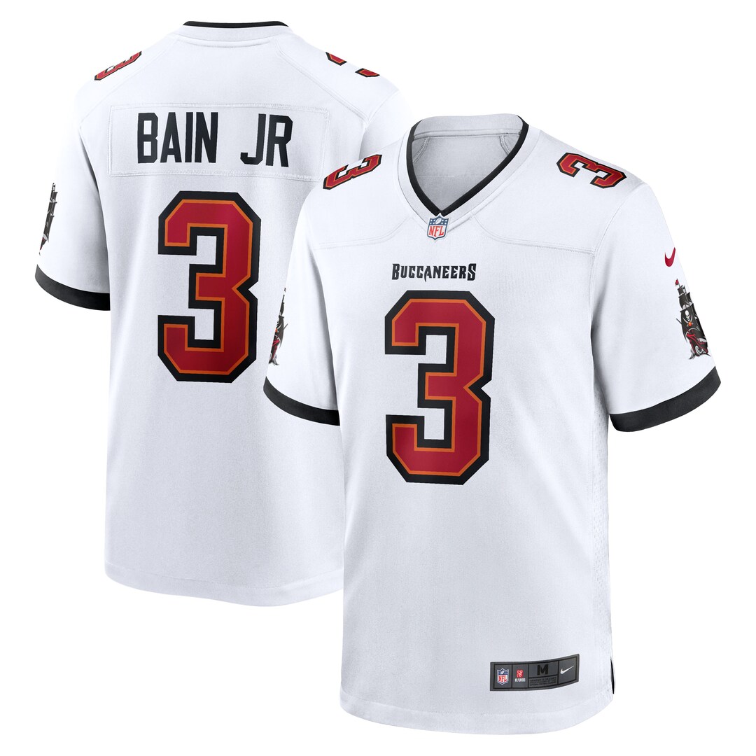 Men's Tampa Bay Buccaneers Rueben Bain Jr. Nike White Game Jersey - Ujersey