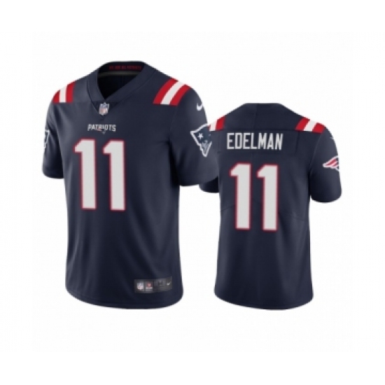 New England Patriots #11 Julian Edelman Navy 2020 Vapor Limited Jersey - Ujersey