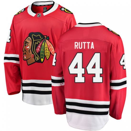 Youth Chicago Blackhawks #44 Jan Rutta Fanatics Branded Red Home Breakaway NHL Jersey - Ujersey