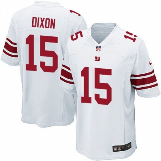 Men's Nike New York Giants #15 Riley Dixon Game White NFL Jersey - Ujersey