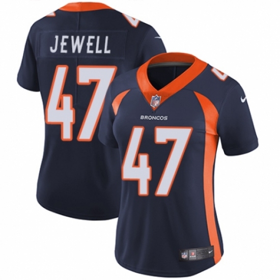 Women's Nike Denver Broncos #47 Josey Jewell Navy Blue Alternate Vapor Untouchable Limited Player NFL Jersey - Ujersey