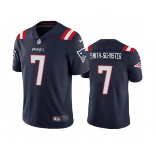 Men's New England Patriots #7 JuJu Smith-Schuster Navy Vapor Untouchable Stitched Football Jersey - Ujersey