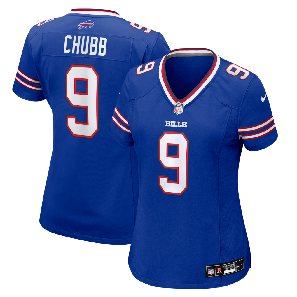 Women's Buffalo Bills Bradley Chubb Nike Royal Team Game Jersey - Ujersey Shop