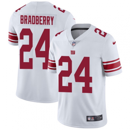 Youth New York Giants #24 James Bradberry White Stitched Vapor Untouchable Limited Jersey - Ujersey