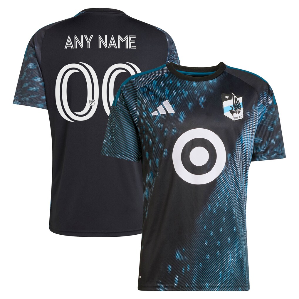 Men's Minnesota United FC adidas Black 2026 The Decade Kit Replica Custom Jersey - Ujersey