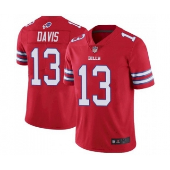 Men's Buffalo Bills #13 Gabriel Davis Red Vapor Untouchable Limited Stitched Jersey - Ujersey