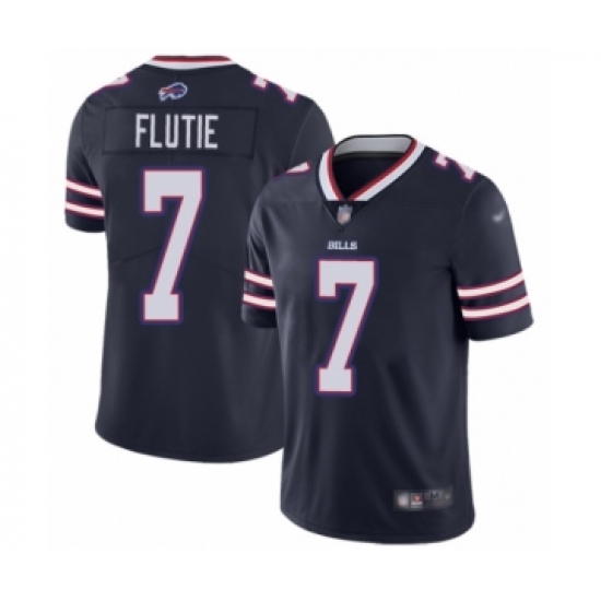 Youth Buffalo Bills #7 Doug Flutie Limited Navy Blue Inverted Legend Football Jersey - Ujersey