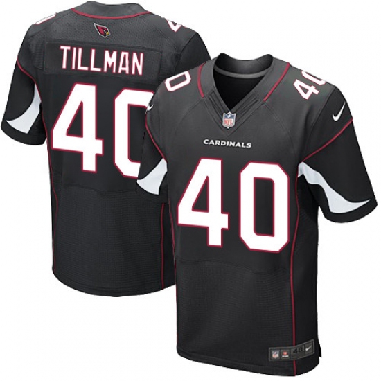 Men's Nike Arizona Cardinals #40 Pat Tillman Elite Black Alternate NFL Jersey - Ujersey