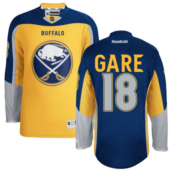 Women's Reebok Buffalo Sabres #18 Danny Gare Authentic Gold Third NHL Jersey - Ujersey