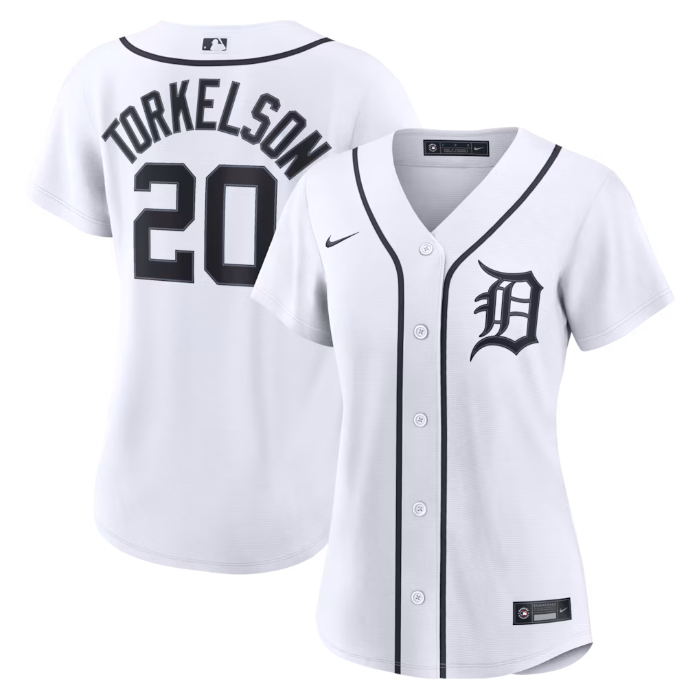 Women's Detroit Tigers Spencer Torkelson Nike White Home Replica Jersey - Ujersey NHL