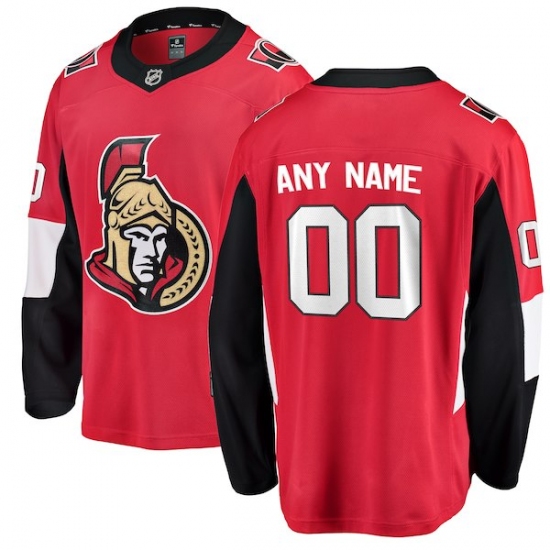 Youth Ottawa Senators Fanatics Branded Red Home Breakaway Custom Jersey9 - Ujersey