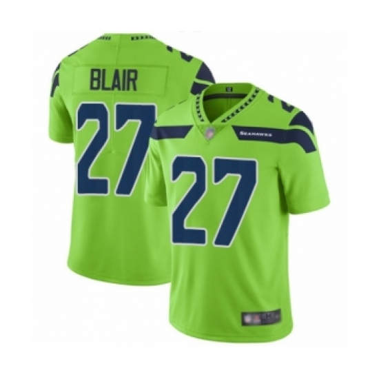 Youth Seattle Seahawks #27 Marquise Blair Limited Green Rush Vapor Untouchable Football Jersey - Ujersey