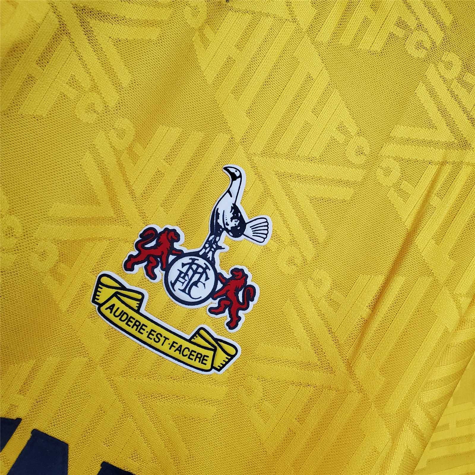 Tottenham Hotspur Retro Football Jersey Away Custom Shirt 1992/94 - ujerseystore