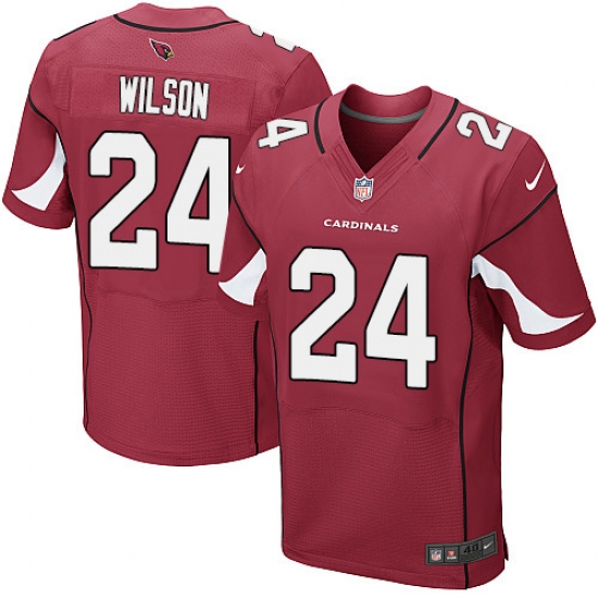 Men's Nike Arizona Cardinals #24 Adrian Wilson Elite Red Team Color NFL Jersey - Ujersey