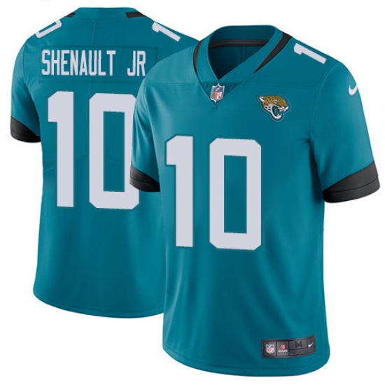 Men's Jacksonville Jaguars #10 Laviska Shenault Jr. Teal Green Alternate Stitched Vapor Untouchable Limited Jersey - Ujersey