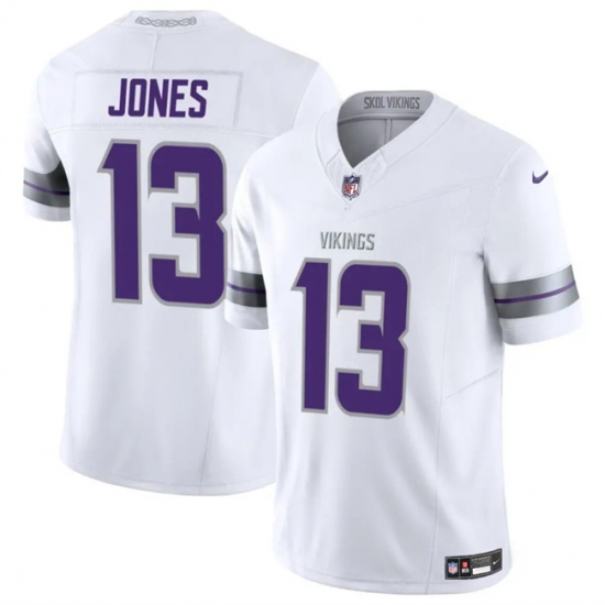 Men's Minnesota Vikings #13 Daniel Jones White 2024 F.U.S.E. Winter Warrior Limited Stitched Jersey - Ujersey