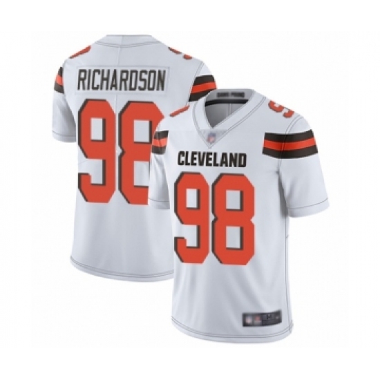 Youth Cleveland Browns #98 Sheldon Richardson White Vapor Untouchable Limited Player Football Jersey - Ujersey