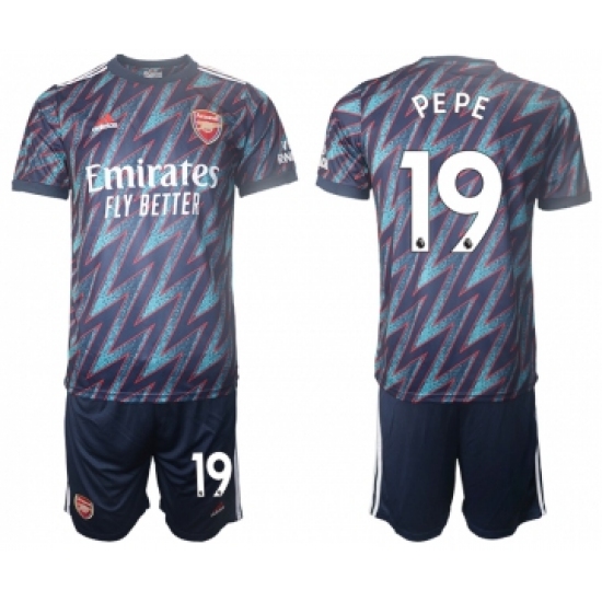 Men 2021-2022 Club Arsenal away blue 19 Soccer Jersey