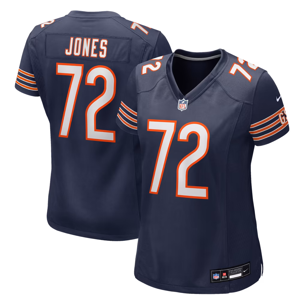 Women's Chicago Bears Christian Jones Nike Navy Team Game Jersey