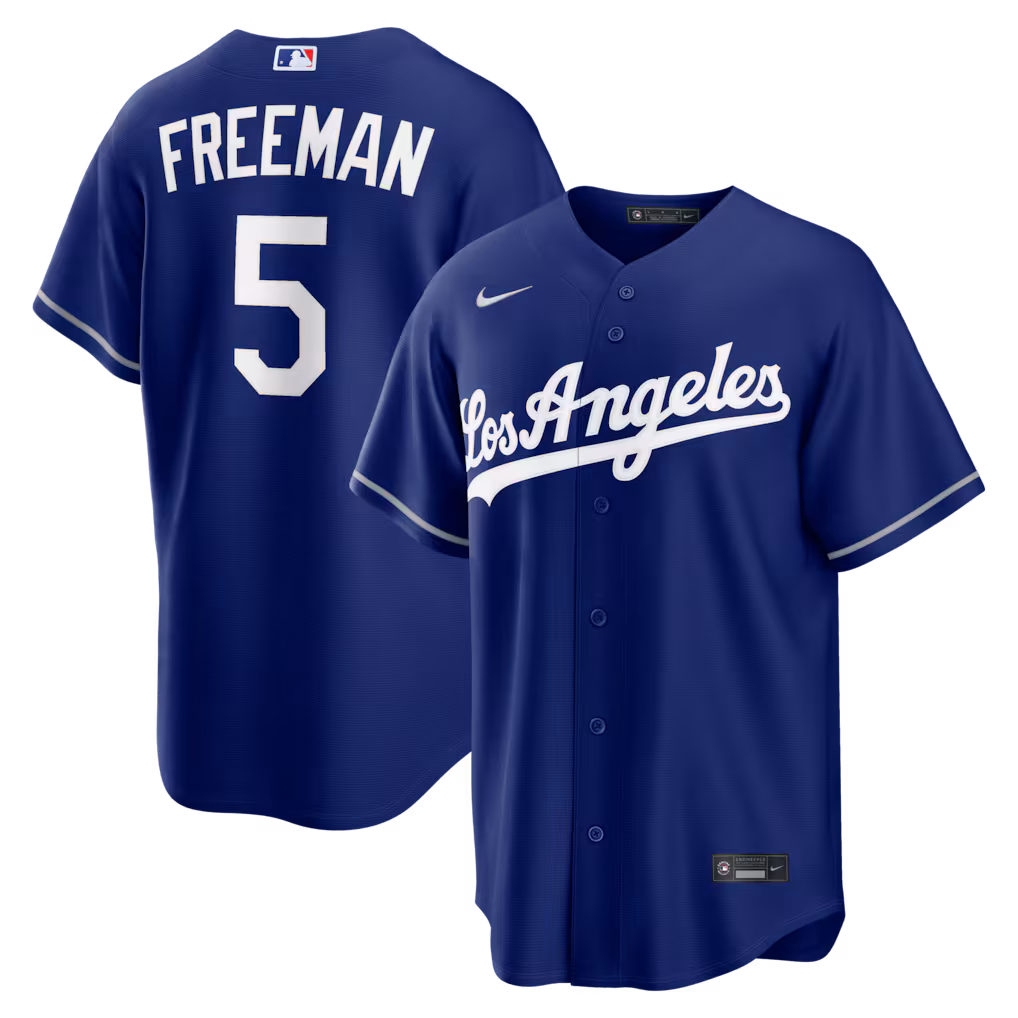 Men's Los Angeles Dodgers Freddie Freeman Nike Royal Alternate Replica Jersey