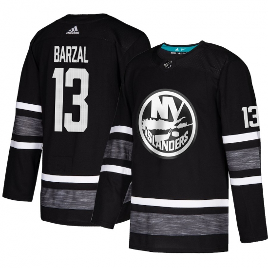 Men's Adidas New York Islanders #13 Mathew Barzal Black 2019 All-Star Game Parley Authentic Stitched NHL Jersey - Ujersey