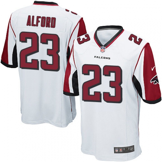 Men's Nike Atlanta Falcons #23 Robert Alford Game White NFL Jersey - Ujersey