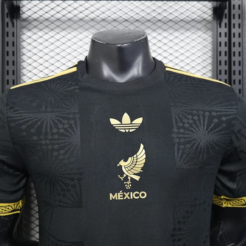 S. GIMENEZ #11 Mexico Gold Cup Black Special Soccer Jersey 2025 - U-jersey
