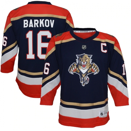 Youth Florida Panthers #16 Aleksander Barkov Navy 2020-21 Special Edition Replica Player Jersey - Ujersey