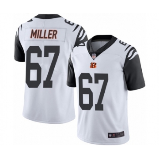 Youth Cincinnati Bengals #67 John Miller Limited White Rush Vapor Untouchable Football Jersey - Ujersey