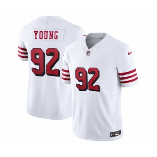 Men's San Francisco 49ers #92 Chase Young New White 2023 F.U.S.E. Football Stitched Jersey - Ujersey