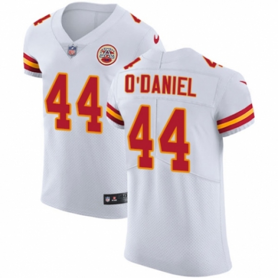 Men's Nike Kansas City Chiefs #44 Dorian O'Daniel White Vapor Untouchable Elite Player NFL Jersey - Ujersey