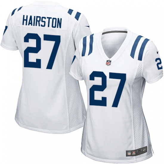 Women's Nike Indianapolis Colts #27 Nate Hairston Game White NFL Jersey - Ujersey
