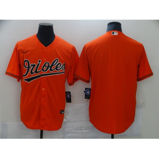 Men's Baltimore Orioles Blank Orange Nike Authentic Jersey - Ujersey