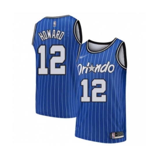 Youth Orlando Magic #12 Dwight Howard Swingman Blue Hardwood Classics Basketball Jersey - Ujersey