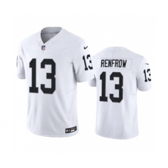 Men's Las Vegas Raiders #13 Hunter Renfrow White 2023 F.U.S.E Vapor Untouchable Stitched Football Jersey - Ujersey