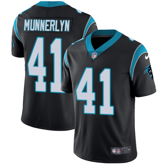 Youth Nike Carolina Panthers #41 Captain Munnerlyn Black Team Color Vapor Untouchable Limited Player NFL Jersey - Ujersey