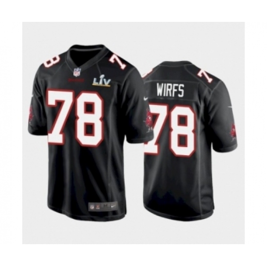 Men's Tampa Bay Buccaneers #78 Tristan Wirfs Black Fashion Super Bowl LV Jersey - Ujersey