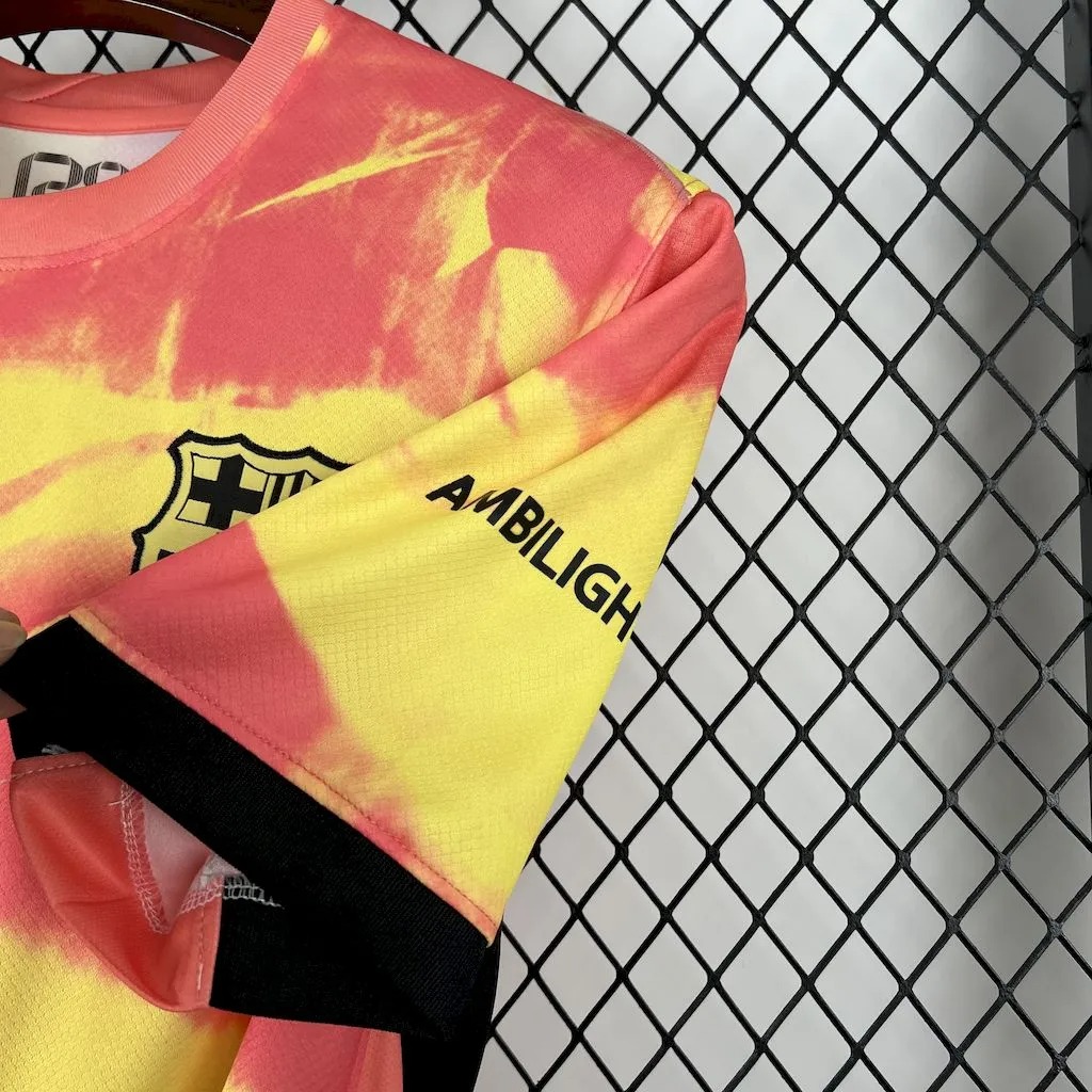 Barcelona Soccer Jersey Pink Training Custom Shirt 2025/26